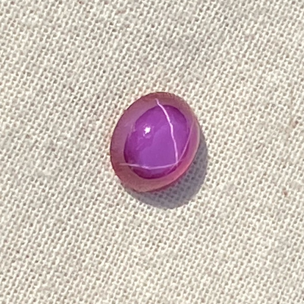 Amazing Synthetic Star Ruby Loose Stone